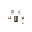 Brabantia NewIcon Pedaalemmer - 12 liter - kunststof binnenemmer - platinum SW767514