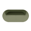 Riho Bilbao vrijstaand bad - 170x80cm - solid surface - mat mosgroen SW956564