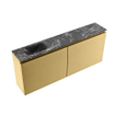 MONDIAZ TURE-DLUX 120cm toiletmeubel Oro. EDEN wastafel Lava positie links. Zonder kraangat. SW1103955