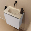 MONDIAZ TURE-DLUX 40cm toiletmeubel Cale. EDEN wastafel Ostra positie midden. Zonder kraangat. SW1104727