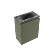 MONDIAZ TURE-DLUX 40cm toiletmeubel Army. EDEN wastafel Lava positie midden. Zonder kraangat. SW1103682
