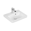 Villeroy en Boch Subway 2.0 fontein onderzijde geslepen 50x40cm inclusief kraangat met overloop 1024209