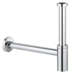 GROHE Euro fonteinset 37x18cm 1 kraangat zonder overloop gebogen chromen kraan sifon afvoerplug fontein Rechthoek wit SW657317