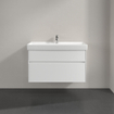 Villeroy & Boch Collaro wastafelonderkast 95.4x54.6cm 2 lades White matt SW479504