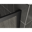 Wiesbaden Square inloopdouche 1200 x 2000 x 10 mm nano helder glas/mat zwart SW484795