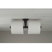 Duravit Starck T Toiletrolhouder - dubbel - zonder klep - zwart mat SW297075