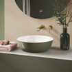 Villeroy & Boch Artis Opzetwastafel Rond 43x13cm Sage Green SW644115