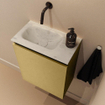 MONDIAZ TURE-DLUX 40cm toiletmeubel Oro. EDEN wastafel Opalo positie links. Zonder kraangat. SW1104451