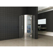 Wiesbaden Sphere Shower douchecabine 90x90x200cm kwartrond chroom 8mm glas rechtsscharnierend NANO coating SW10429