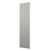 Plieger Cavallino Retto designradiator verticaal enkel middenaansluiting 1800x450mm 910W parelgrijs (pearl grey) 7252976