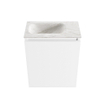MONDIAZ TURE-DLUX 40cm toiletmeubel Talc. EDEN wastafel Ostra positie links. Met 1 kraangat. SW1104650