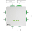 Duco DucoBox Silent Connect woonhuisventilator 400 m³/h (randaarde stekker) SW281132