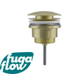 FugaFlow Eccelente Sobrado Badkamer klikwaste afvoerplug geborsteld messing PVD SW1124308