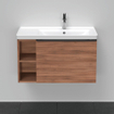 Duravit D-Neo wastafelonderkast 78.4x44x45.2cm 1 lade met softclose Noten Mat SW640800