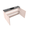 MONDIAZ TURE-DLUX 100cm toiletmeubel Rosee. EDEN wastafel Lava positie midden. Met 1 kraangat. SW1103972