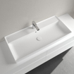 Villeroy & Boch Collaro meubelwastafel 100x47cm met overloop 1 kraangat ceramic+ stone white SW358325