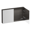 BRAUER Impress Deluxe spiegelkast - 120x70x15cm - interne en externe verlichting - 2 dubbelzijdige spiegeldeuren - Timber Anthracite SW1198962