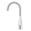 GROHE Eurosmart waterbesparende wastafelkraan l-size met ketting chroom OUTLETSTORE STORE36533