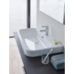 Duravit Happy d.2 wastafel 80x50.5cm 1 kraangat met overloop wit SW54304