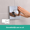 Hansgrohe Showerselect Comfort E thermostaat inbouw voor 2 functies chroom SW918161