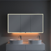 Villeroy & Boch My View Now spiegelkast m. 3 deuren m. led verlichting en wastafelverlichting 140x75x16.8cm m. in/uit schakelaar SW701121