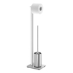 Zack Carvo toiletbutler 15x71,8x18cm Mat Gesatineerd RVS SW277562