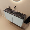 MONDIAZ TURE-DLUX 80cm toiletmeubel Greey. EDEN wastafel Lava positie midden. Zonder kraangat. SW1103940