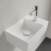 Villeroy & Boch Memento 2.0 fontein onderzijde geslepen 40x26cm zonder overloop 1 kraangat ceramic+ stone white SW358484