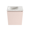 MONDIAZ TURE-DLUX 40cm toiletmeubel Rosee. EDEN wastafel Ostra positie links. Zonder kraangat. SW1105013