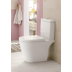 Villeroy & Boch Avento closetzitting met deksel met softclose en quick release met RVS scharnieren wit SW60337