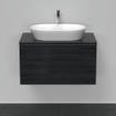 Duravit D-Neo wastafelonderkast 80x45.9x55cm 1 lade Eiken (zwart) Mat SW641182