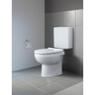 Duravit DuraStyle Basic WC-zitting 37.3x43x4.3cm met softclose Kunststof wit Glanzend SW54216