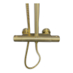 Wiesbaden Caral thermostatische regendoucheset opbouw geborsteld messing SW373304