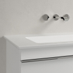 Villeroy & Boch Venticello Meubelwastafel - wasbak midden zonder kraangat - 100x50cm - overloop - ceramic - wit 1025125