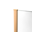 Wiesbaden Slim inloopdouche 120x200cm 8mm nano glas gedeeltelijk mat rookglas messing SW443815