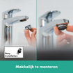 Hansgrohe Pulsify e staafhanddouche 100 1jet ecosmart matzwart SW917991