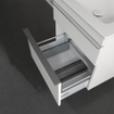 Villeroy & Boch Venticello wastafelonderkast 55.3x59cm 2x lade mat wit GA50467