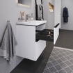 Duravit D-Neo meubelset m. wastafelonderbouwkast m. 2 laden m. softclose 65x20x48cm incl. wastafel wit mat SW641977