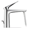 Duravit Tulum by Starck wastafelmengkraan 16.5cm met trekwaste Messing Chroom SW772492