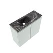 MONDIAZ TURE-DLUX 60cm toiletmeubel Greey. EDEN wastafel Lava positie links. Met 1 kraangat. SW1103820