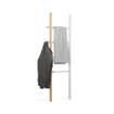 Umbra Hub handdoekladder 61x4x152cm met 4 haakjes Essenhout Wit/naturel SW719949