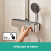 Hansgrohe Pulsify showerpipe 26cm 2jet planchet 40cm chroom SW651114