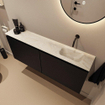 MONDIAZ TURE-DLUX 120cm toiletmeubel Urban. EDEN wastafel Ostra positie rechts. Zonder kraangat. SW1104682