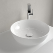Villeroy & Boch Artis opzetwastafel rond Ø43x12.5cm Ceramic+ zonder kraangat zonder overloop stone white SW209528