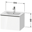 Duravit D-Neo wastafelonderkast 61x44x46.2cm 1 lade Eiken (terra) Mat SW640722