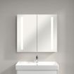 Villeroy & Boch My view spiegelkast 80x75 cm. 2 deuren en led verlichting 1024980
