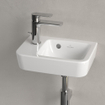 Villeroy & Boch O.novo fontein 36X25cm 1 kraangat links met overloop ceramic+ wit SW448500