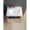 Duravit D-code wastafel 65x48cm 1 kraangat met overloop wit 0295855