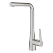 GROHE Zedra Keukenkraan - l uitloop - supersteel geborsteld SW479457