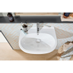 Villeroy en Boch O.novo wastafel 60x49cm met overloop 1 kraangat ceramic+ wit 0124127